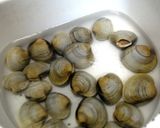 ホンビノス貝deクラムチャウダー作り方1写真