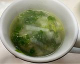 レタスと大根の胡麻油香るスープ作り方4写真