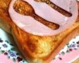 ハム後のせ♫こ～んがりマヨトースト作り方7写真