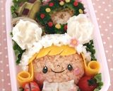 クリスマス簡単キャラ弁☆リースサラダ♪作り方6写真