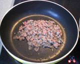 モヤシにのっけて！挽肉のウマ煮風あんかけ作り方3写真