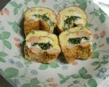 干しのりとむき海老のまんまる卵焼き作り方4写真
