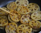 レンコンの挟み照り焼き作り方15写真