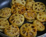 レンコンの挟み照り焼き作り方16写真