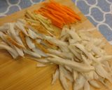✧いぶりがっこ入りシンプル炊き込みご飯✧作り方1写真