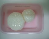 雪だるまのキャラ弁（*≧ｍ≦*）〜♥作り方1写真