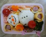 雪だるまのキャラ弁（*≧ｍ≦*）〜♥作り方4写真