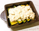 オイマヨ卵ソースで＊かぼちゃのチーズ焼き作り方3写真