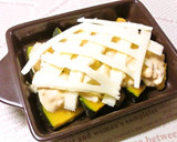 オイマヨ卵ソースで＊かぼちゃのチーズ焼き作り方4写真