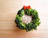 ＊キャラ弁＊クリスマスリースの作り方作り方4写真