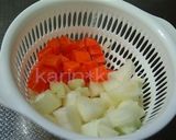 コロコロ野菜の彩りホワイトシチュー作り方1写真