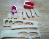 食パンDEトナカイ作り方3写真