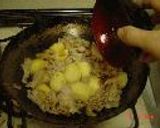 中華鍋で作る、こってりほっくり肉じゃが作り方2写真