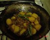 中華鍋で作る、こってりほっくり肉じゃが作り方5写真