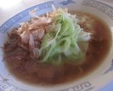 ごま油と花鰹と長ネギの醤油ラーメン♪作り方4写真