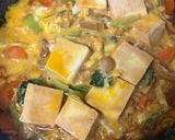 豆腐と小松菜のふんわりあんかけ丼作り方3写真
