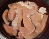 シリコンたじん鍋で～鶏ムネ肉と白菜蒸作り方1写真