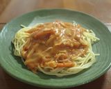 カニかまでトマトクリームパスタ作り方7写真