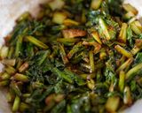 かぶの葉の醤油炒め作り方4写真