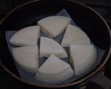 餅ピザ☆豚キムチーズ作り方2写真