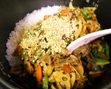 牛肉と蓮根の混ぜご飯作り方5写真
