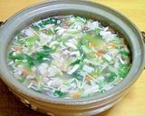 お好みで温or冷の豚雑炊作り方6写真