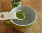 おうちでカフェ　抹茶ラテ作り方2写真