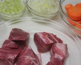 圧力鍋で簡単！　キャロットポークシチュー作り方1写真
