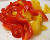 【缶詰の豆で】豆とパプリカのマリネ作り方3写真