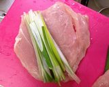ネギダレのロールチキンをジュレde作り方1写真