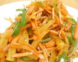たくあん活用♡お弁当にも！彩り野菜ソテー作り方4写真
