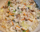 煮込みうどん残り汁使用！　土鍋でおじや♪作り方10写真