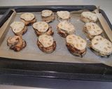 オーブンで焼く、レンコンの鶏つくねはさみ作り方6写真