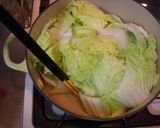 白菜とベーコンと卵の鍋作り方4写真