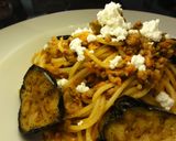 揚げ茄子とミートソースパスタ♪作り方8写真