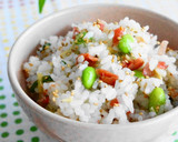 ＊梅干しと枝豆のさっぱり混ぜごはん＊作り方5写真