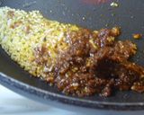 鶏ひき肉とホウレン草のカレーペースト炒め作り方2写真