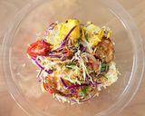 タイ風★目玉焼きと野菜のサラダ作り方4写真