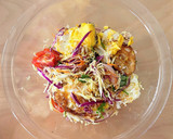 タイ風★目玉焼きと野菜のサラダ作り方4写真