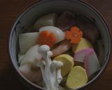 うどんと餅入りの　ボリューミー茶碗蒸し作り方5写真