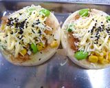 枝豆＆コーンのワサビ風味和風トースト作り方4写真