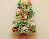 おにぎり型deクリスマスツリーちらし寿司作り方13写真