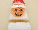 サンタとクリスマスツリーのキャラ弁作り方1写真