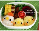 簡単キャラ弁☆小鳥さん・ひよこちゃん♪作り方4写真