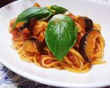 じゅわ～旨みたっぷり茄子とトマトのパスタ作り方10写真