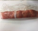 鳥ひき肉ロールポークパイナップルソース添作り方5写真