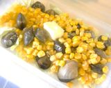 たっぷりコーンバターであさりの酒蒸し！作り方4写真