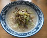 ネギとごぼうの豚骨ラーメン作り方6写真