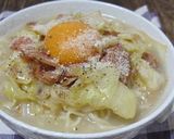 キャベカルボなラーメン作り方4写真