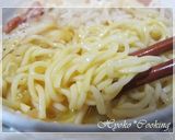 キャベカルボなラーメン作り方5写真